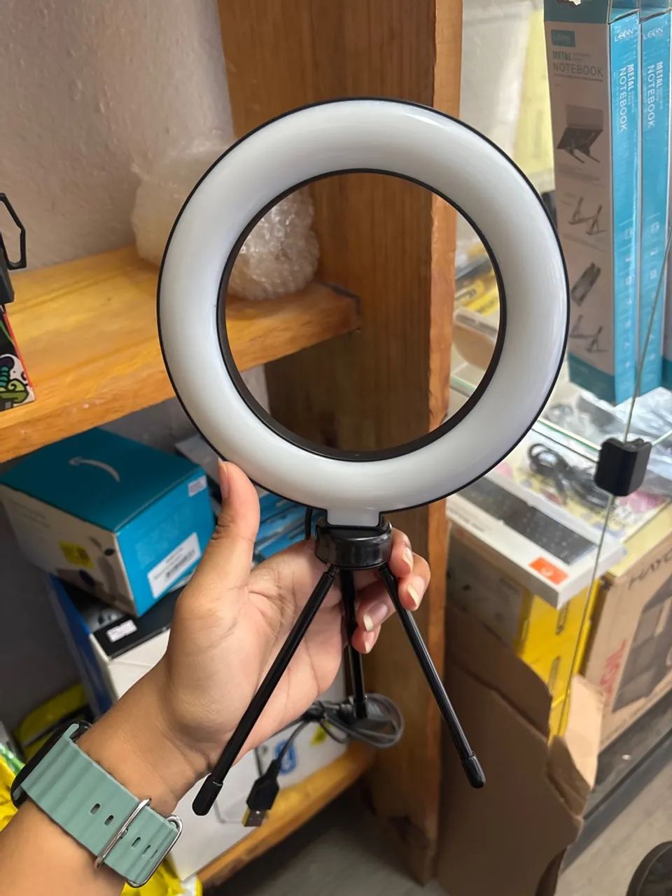 Ring Light de Mesa - 3 Cores - Foto 4