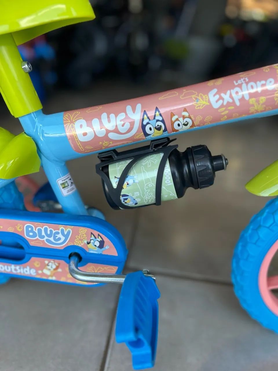 Bicicleta Infantil Bluey - Nova - Foto 4