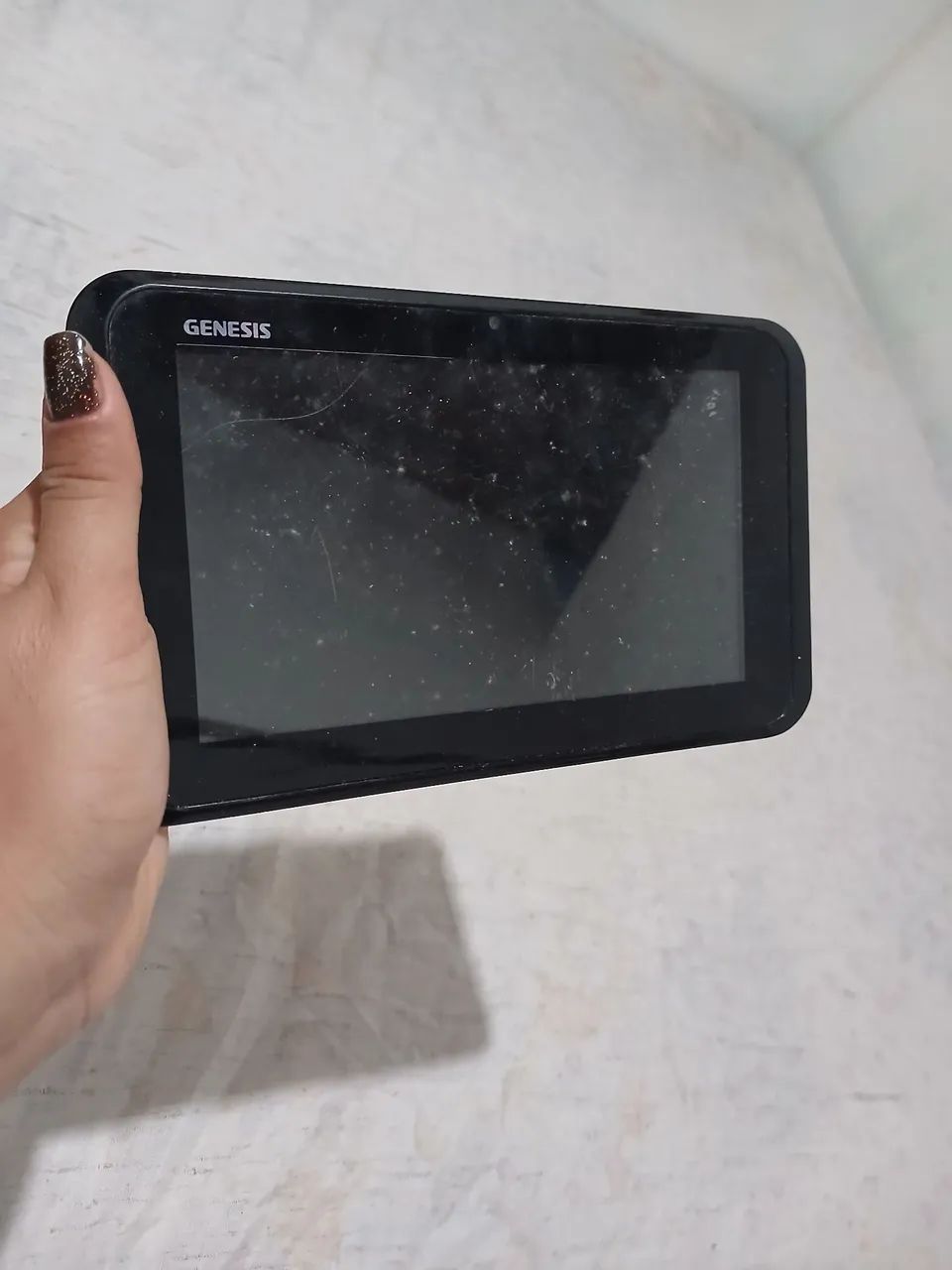Tablet Gênesis tela com defeito 