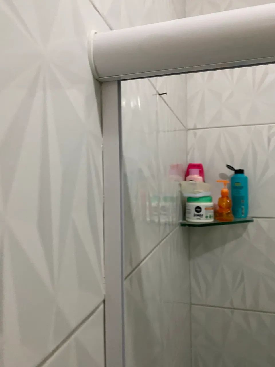Box para banheiro com folha fixa 80/ de correr75 - Foto 3