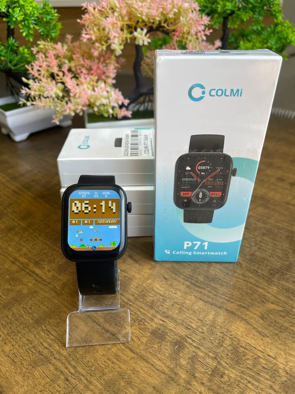 Smartwatch Colmi P71 Black Piano