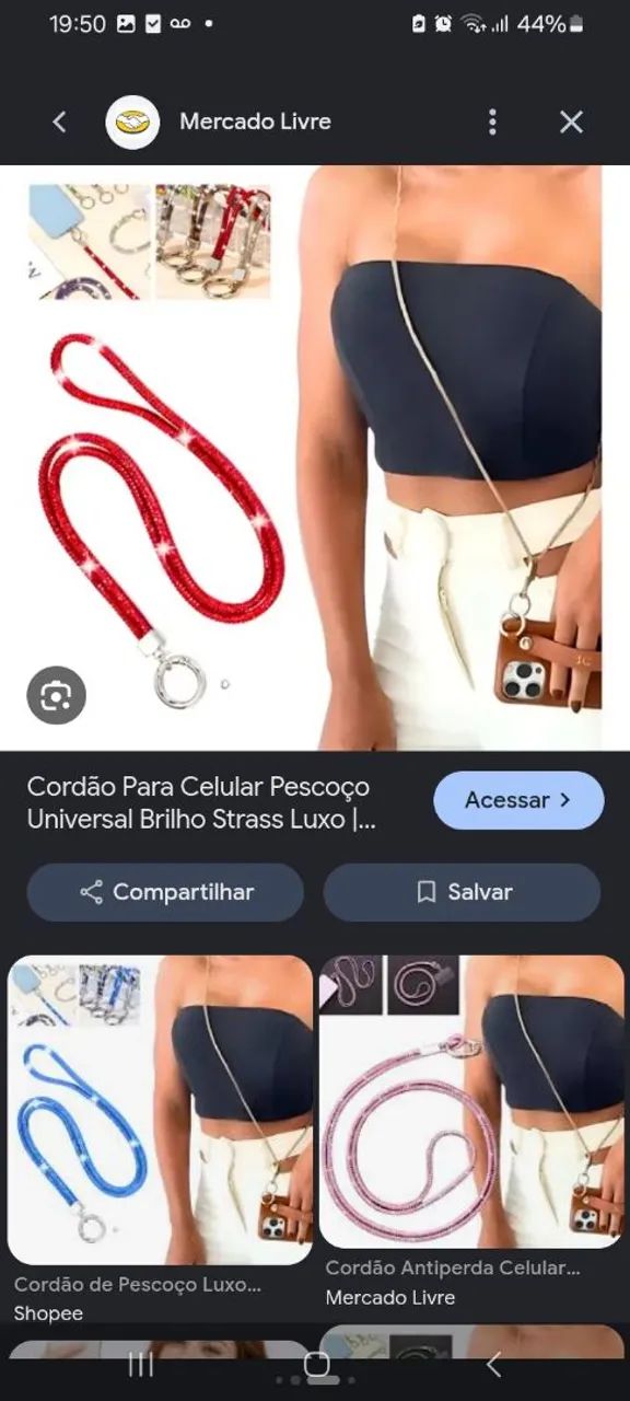 Lindo cordão pra celular   - Foto 2