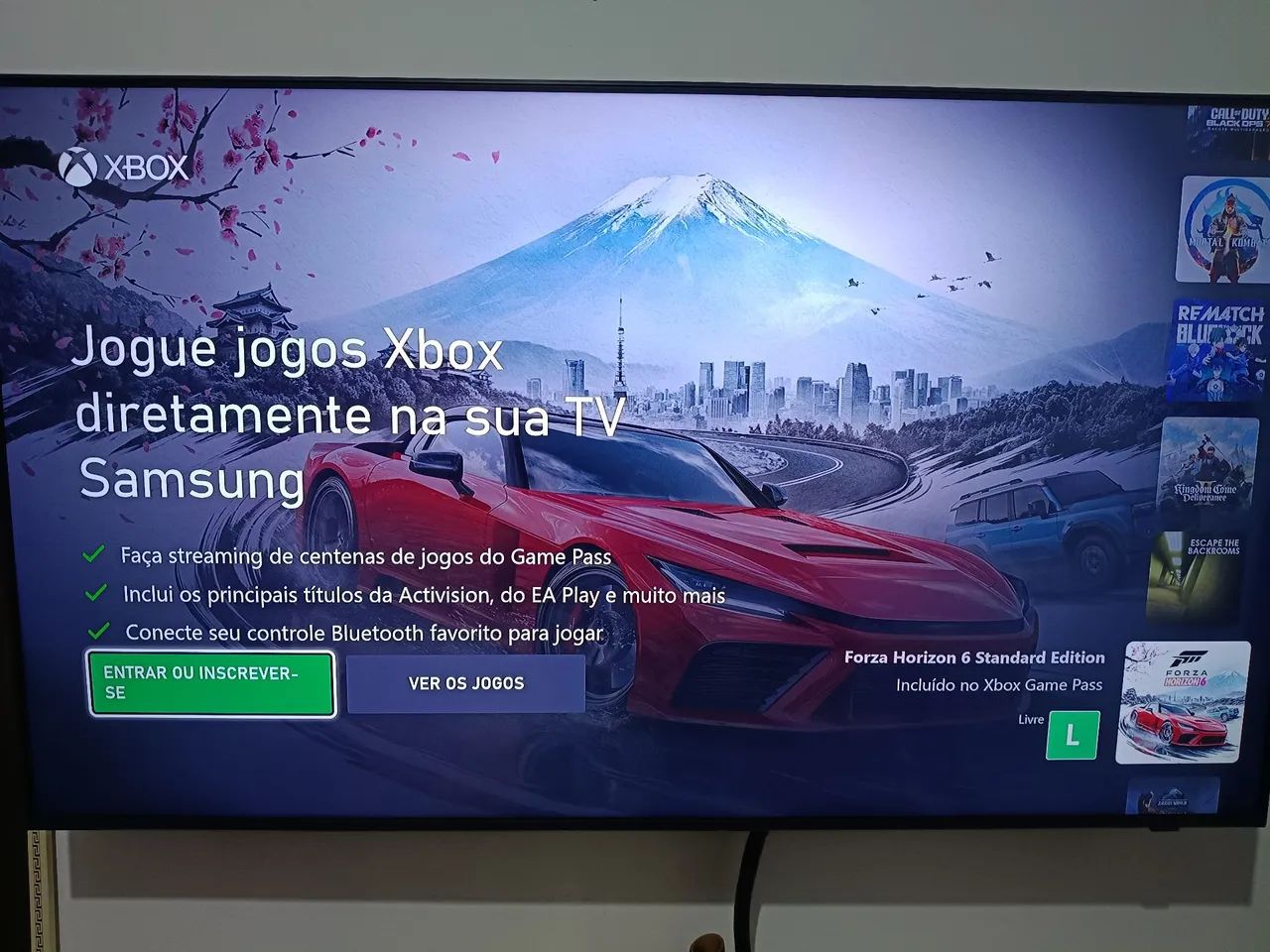 Samsung tudo em 1 Qled 55 polegadas 