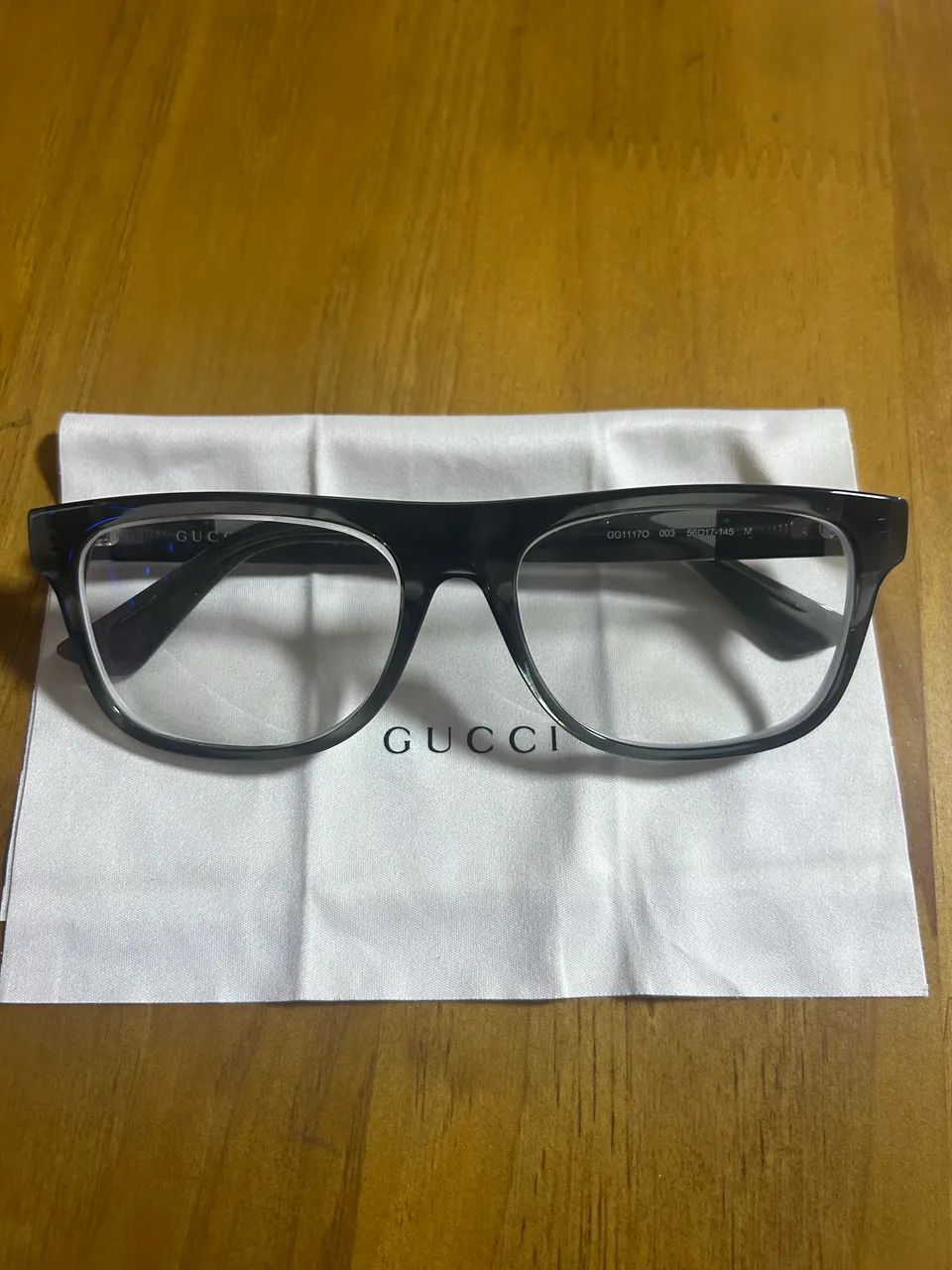 óculos armação gucci gg1117o preto - Foto 2