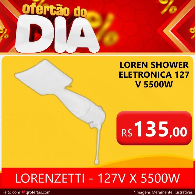CHUVEIRO ELETRICO LOREN SHOWER MULTITEMPERATURAS - LORENZETTI 127V - Foto 6