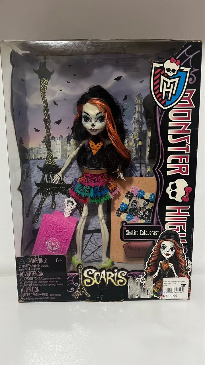 Monster high Draculaura frights Câmera, action - Brinquedos e