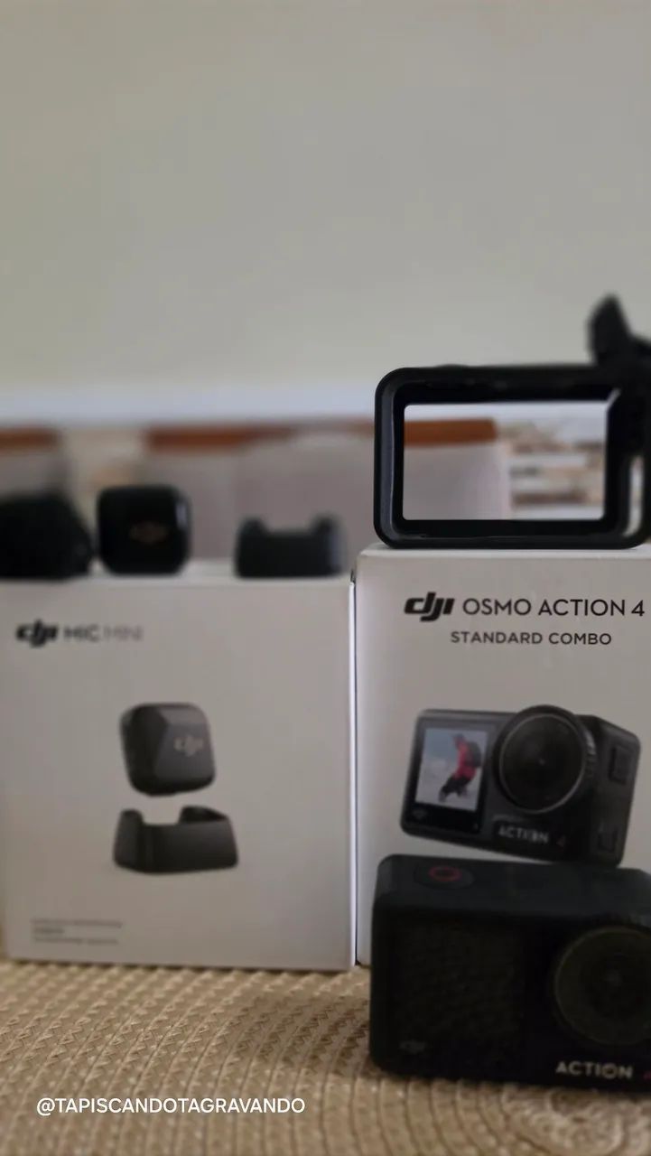 CÂMERA DJI ACTION 4 COM DJI MIC MINI - Foto 4