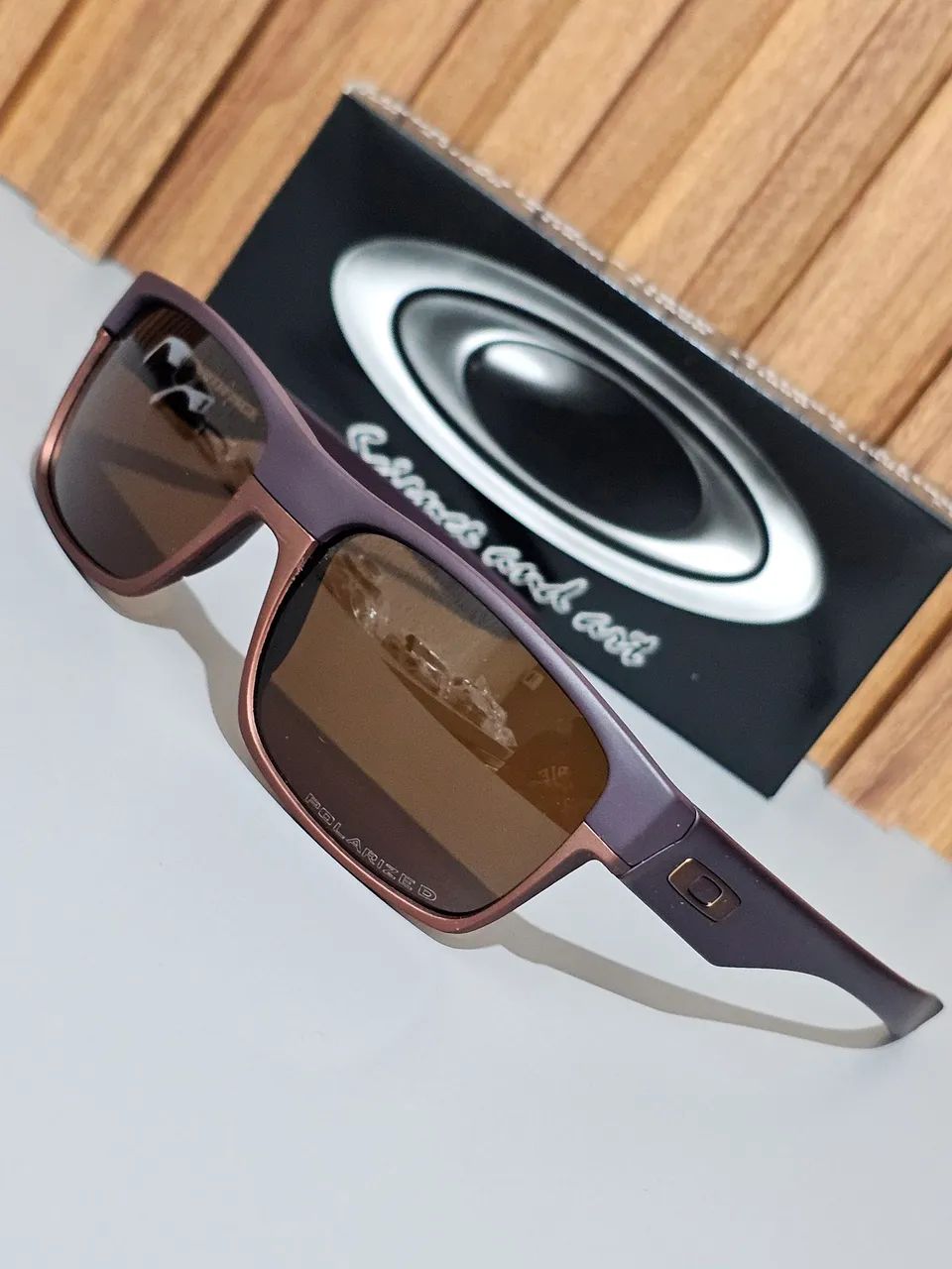 Óculos de sol Oakl Two face Polarizada + Uv-400 