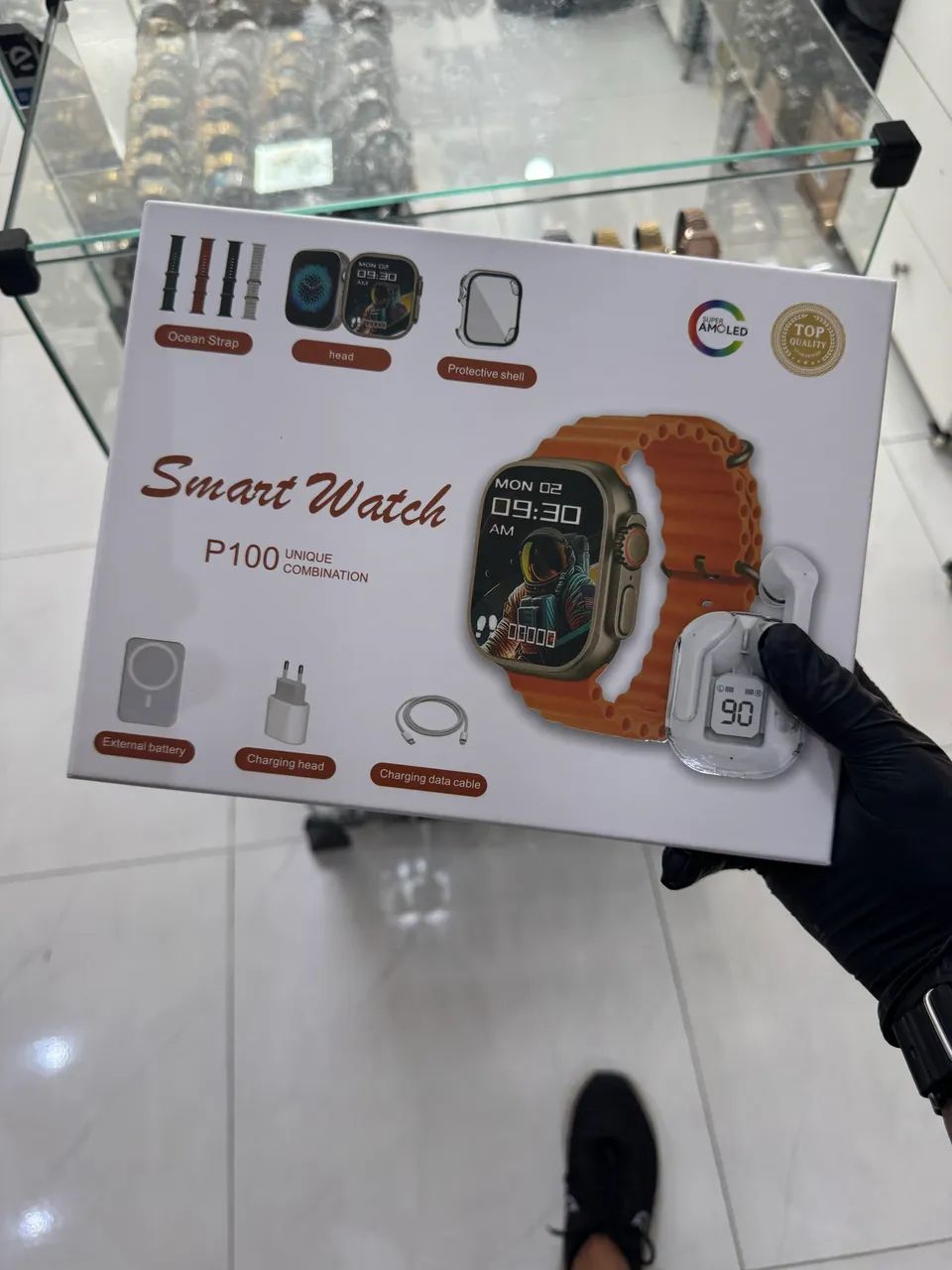 Relógio Smarth com acessórios  - Foto 2