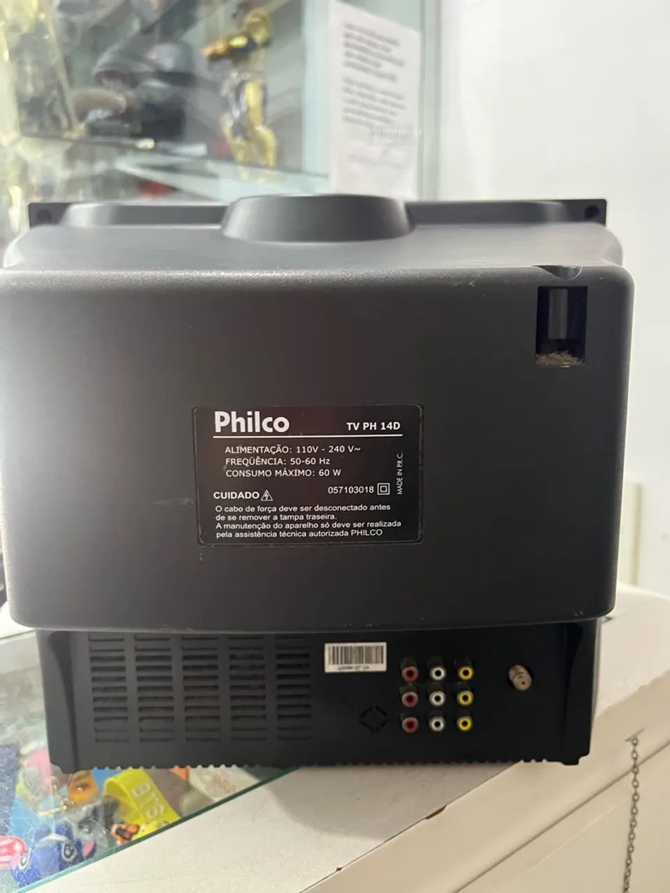 Tv Philco 14 polegadas crt tubo retrogamer  - Foto 4