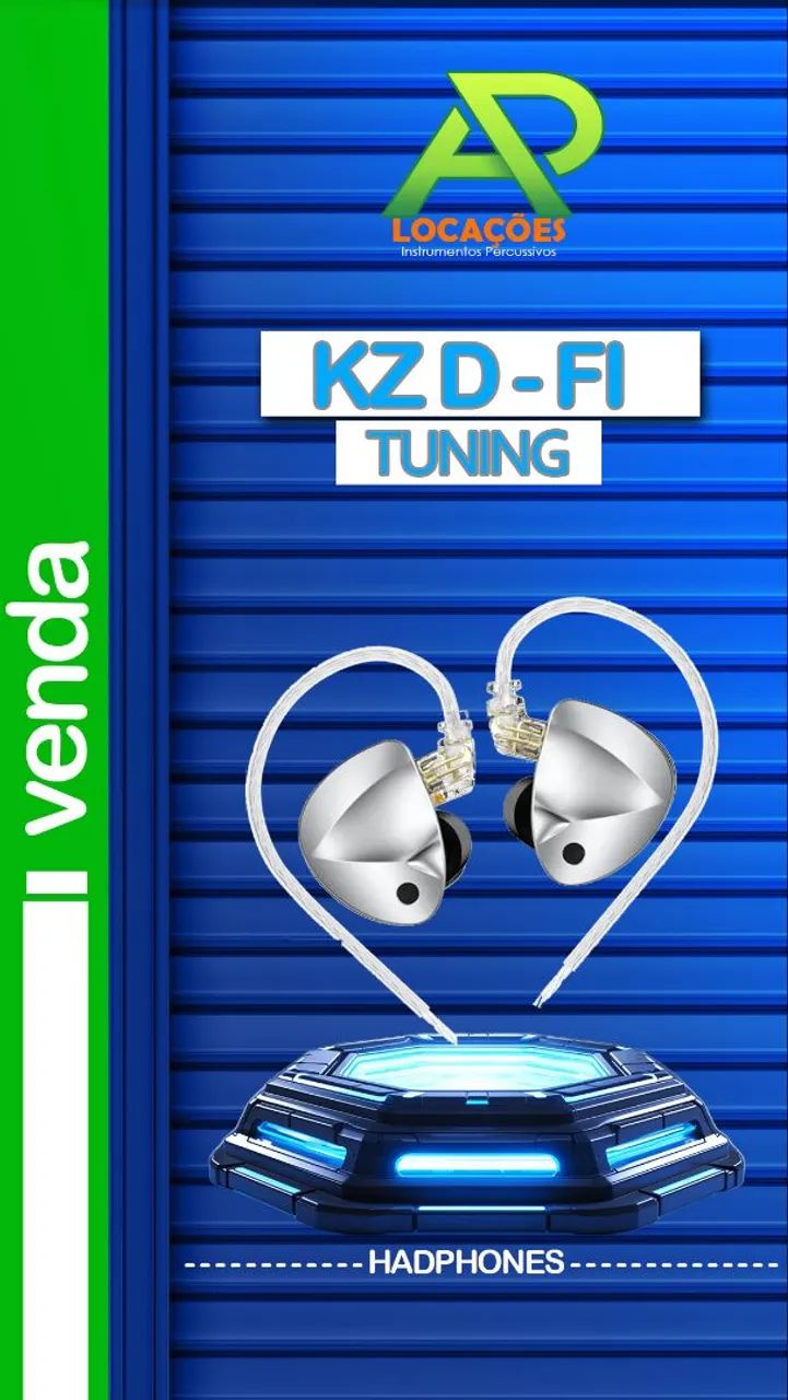 Fone de ouvido Kz D-Fi tuning