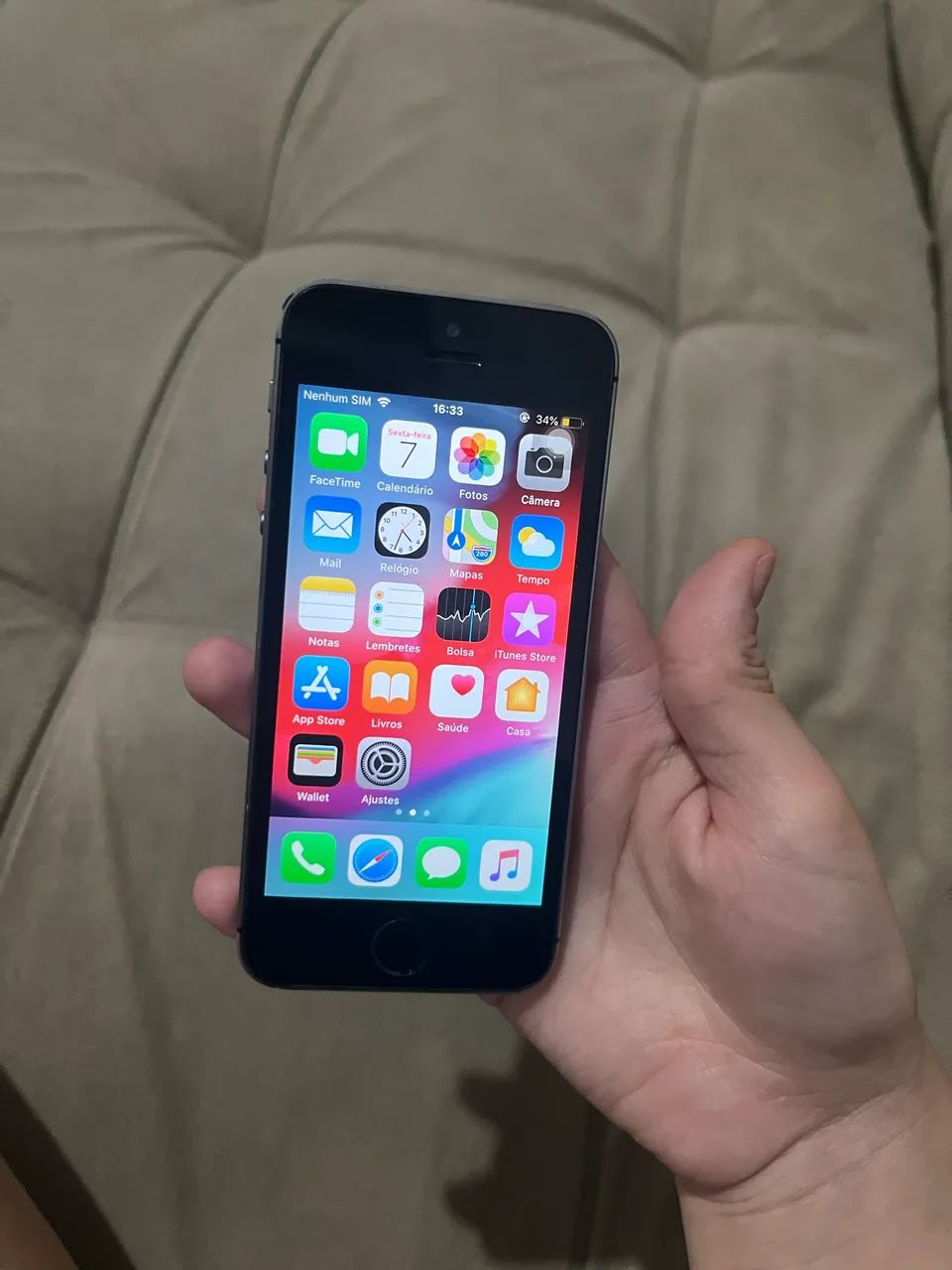 iPhone 5s cinza espacial 