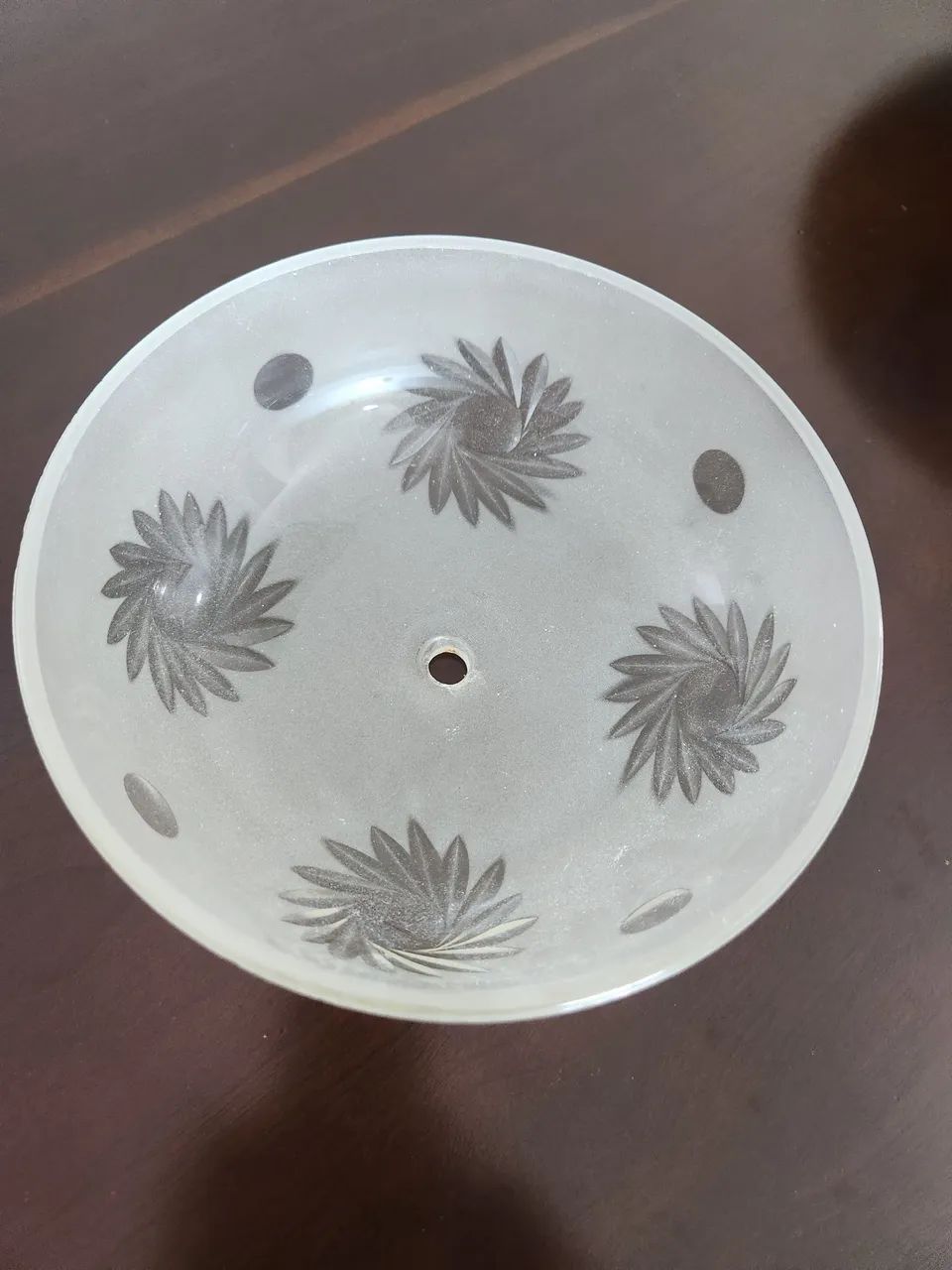 Cúpula de vidro fosco lapidado - Foto 4
