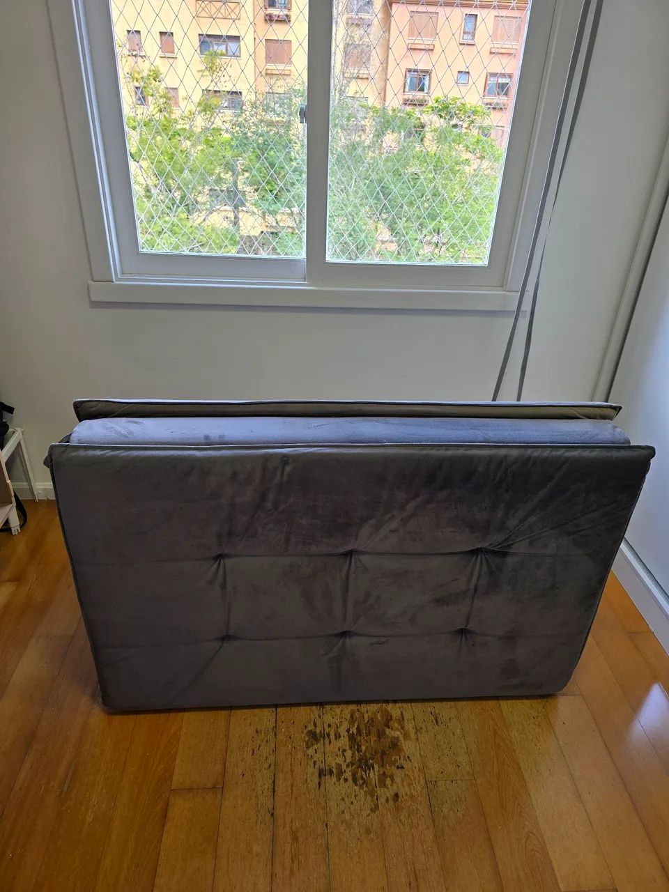 Sofá Cama Slim Cinza - Foto 5