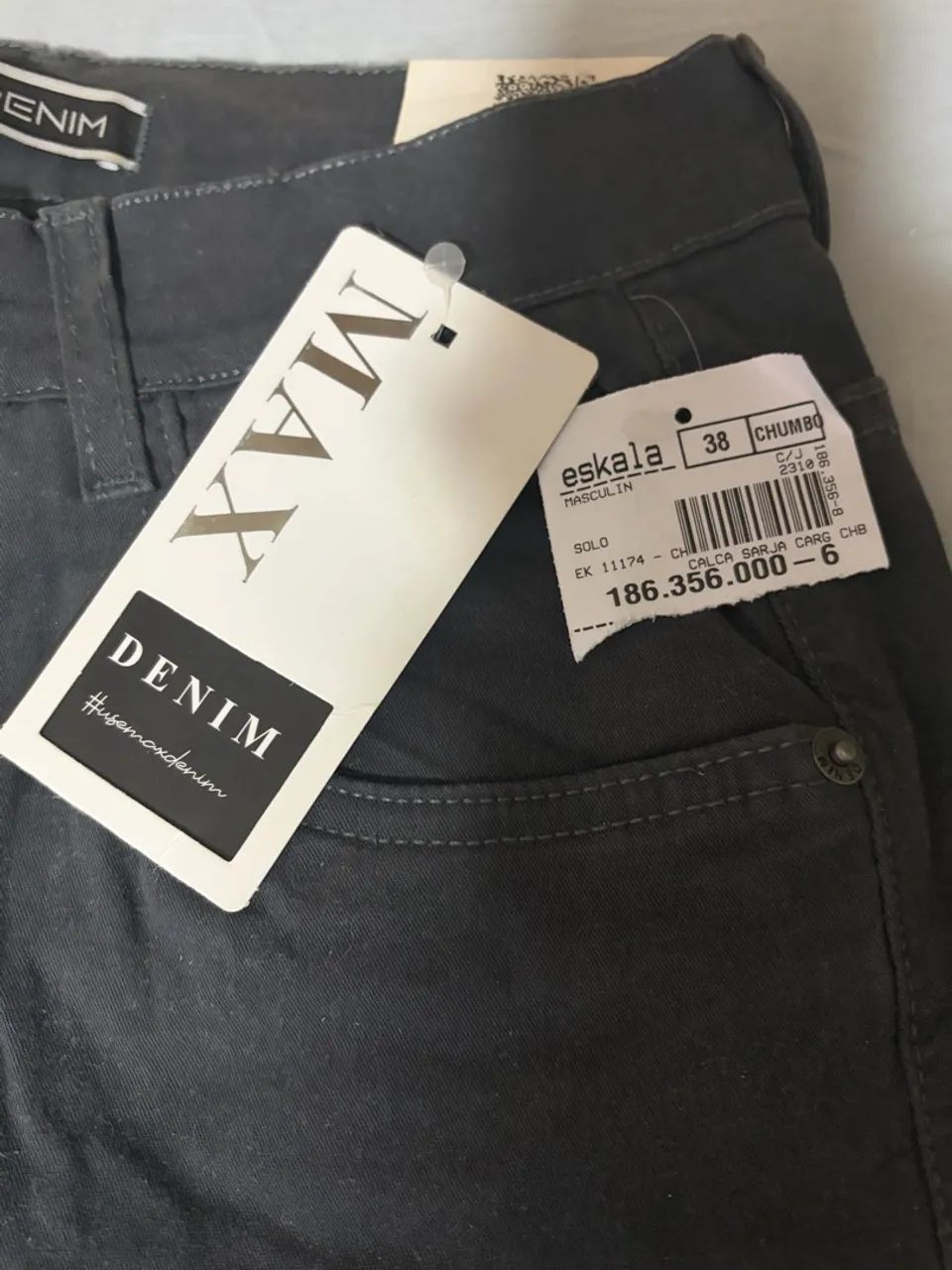 Calça Masculina: TAM 38 - Foto 2