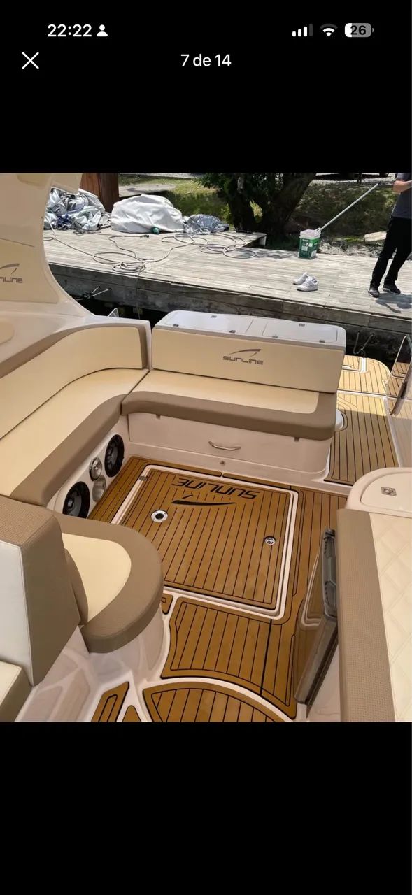Lancha 32 pés sun line star 2015 - Foto 3