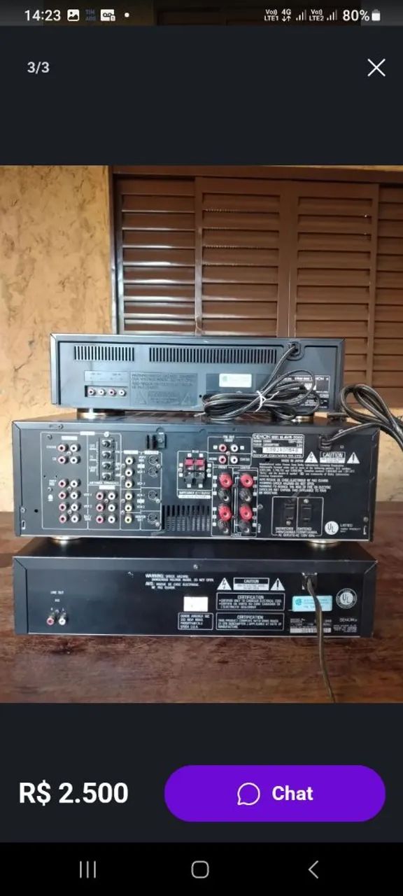 Receiver/ cd player e tape deck denon - Foto 2