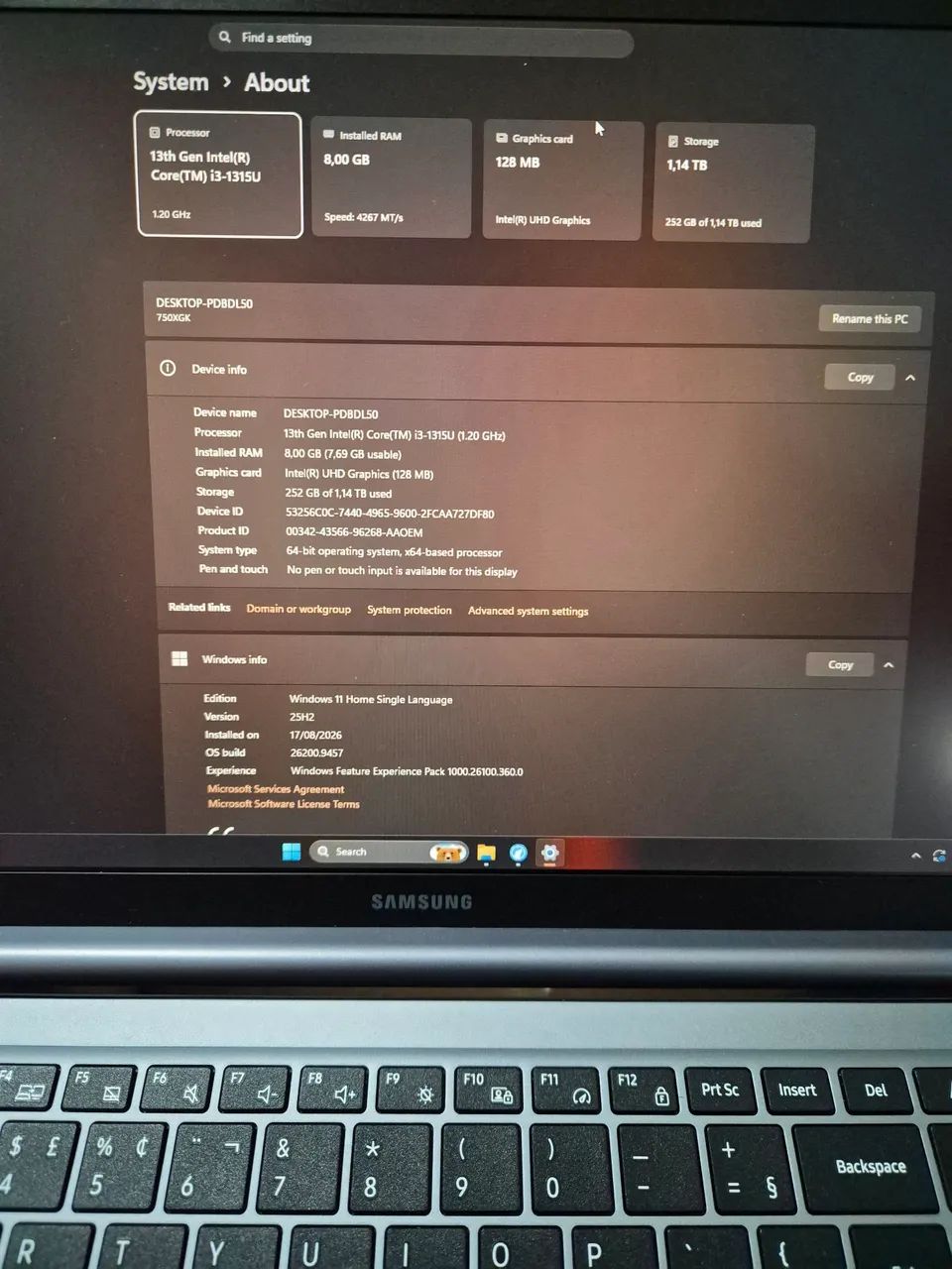 Galaxy Book 4 I3 2 SSD 1TB e 256GB - Foto 4
