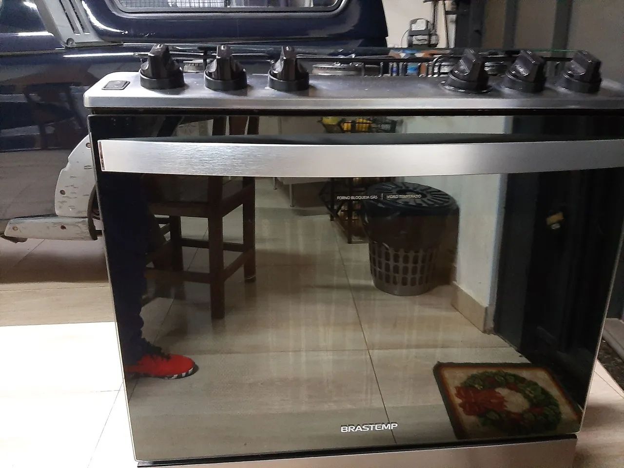 Fogão 5 bocas Brastemp