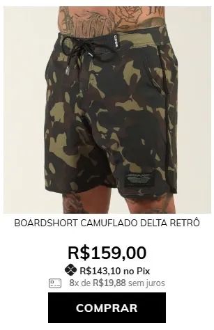 BOARDSHORT RETRÔ - SIEG  - Foto 2