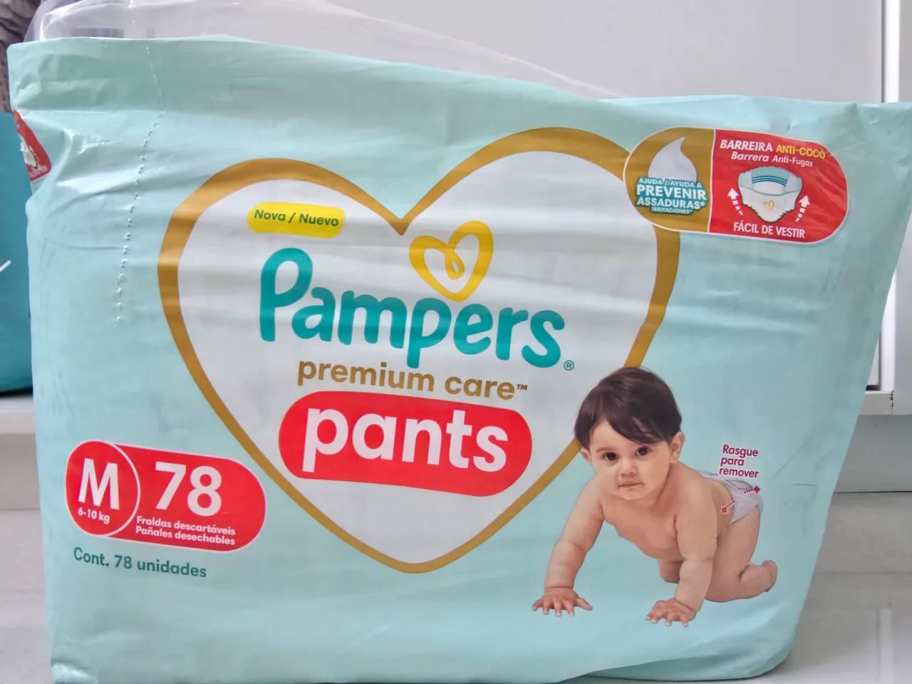 Fralda Pampers Premium Care Pants M