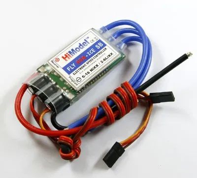 Esc Himodel 60a Com Bec (5.5v/6a) + Cartão De Programação - Foto 3