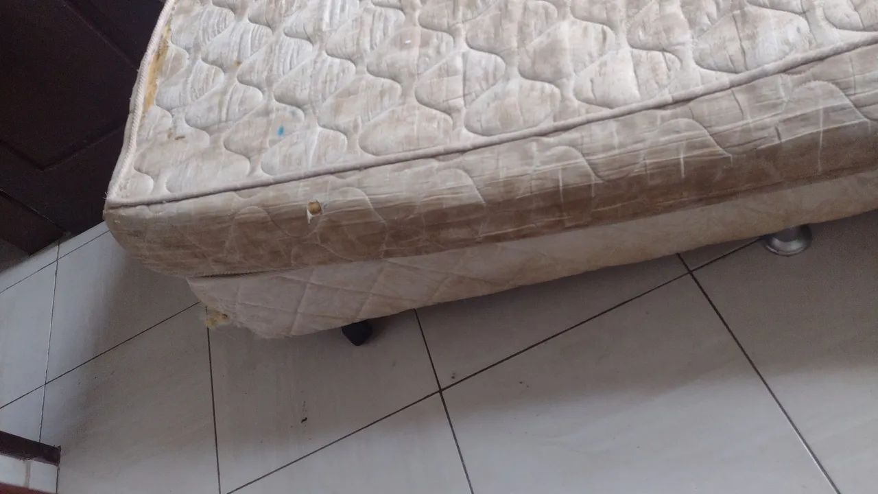 Cama box solteiro e colchão  - Foto 5