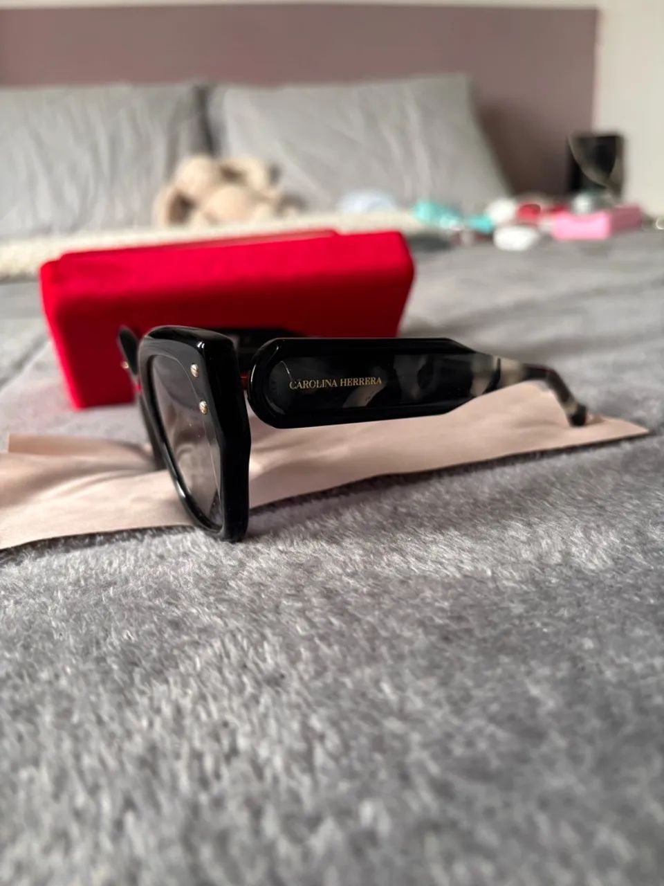 Óculos de Sol Carolina Herrera Original - Conservado com Estojo - Foto 3