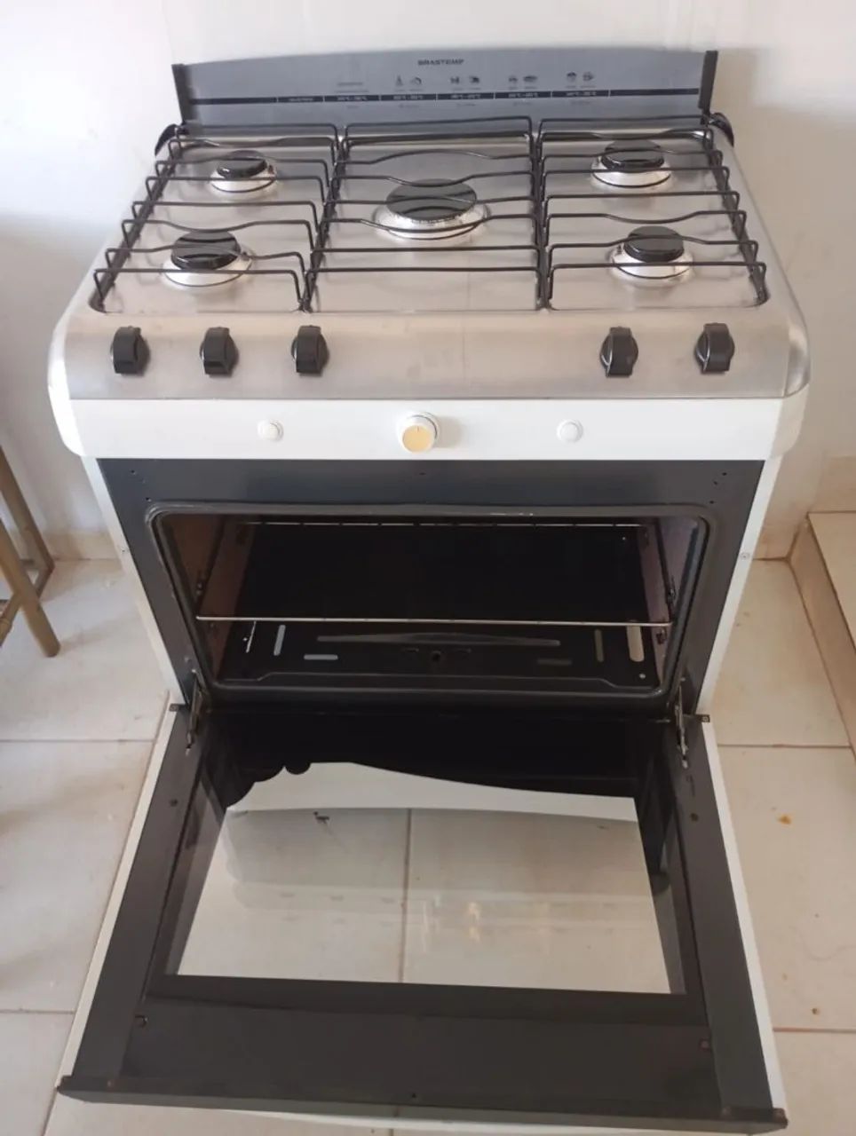 Fogão 5 bocas automático 