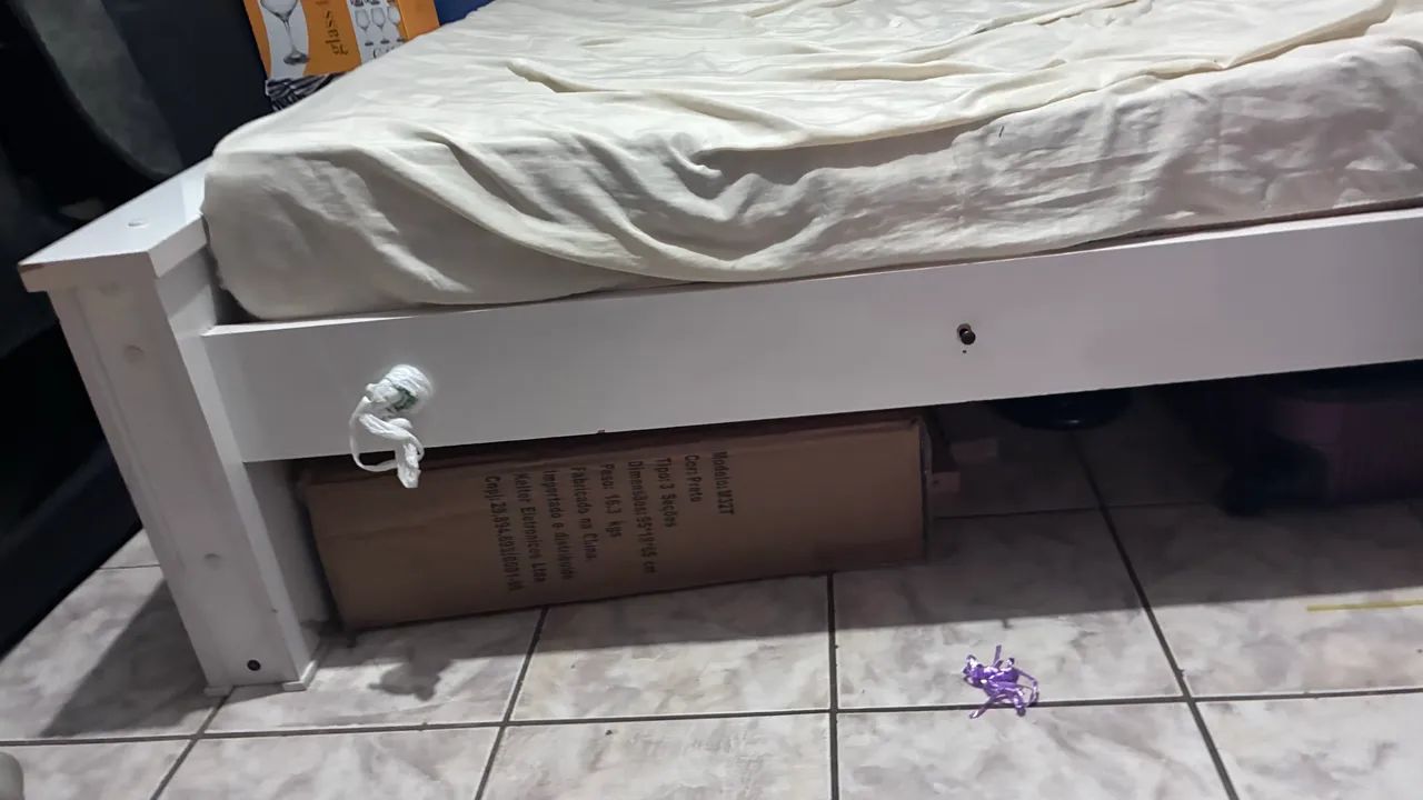 Cama queen e colchão queen - Foto 4