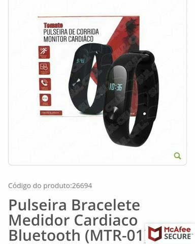 Pulseira monitora cardíaca