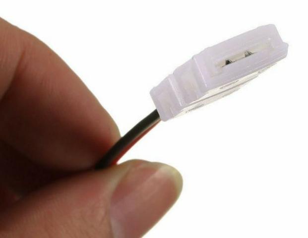COD-CP323 Kit 5 Unid. Emenda Conector Fita Led 10mm 2 Vias 5050 3528 Automação - Foto 5