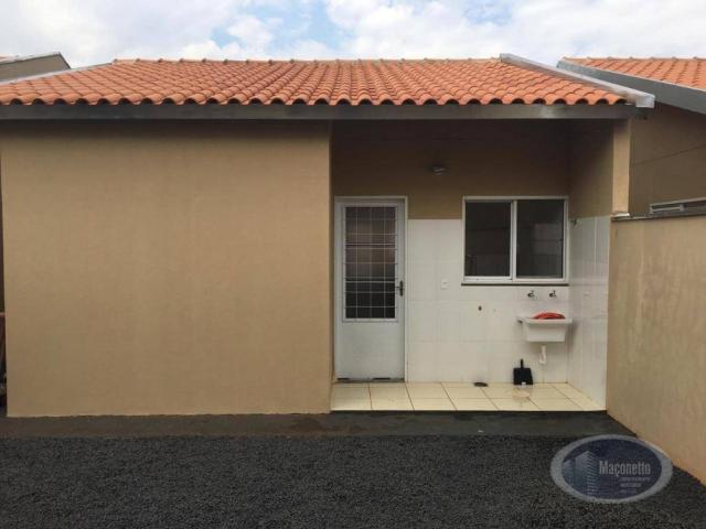 Casa com 2 dormitórios para alugar, 50 m² por r$ 650/mês - jardim maria imaculada i - brod - Foto 10