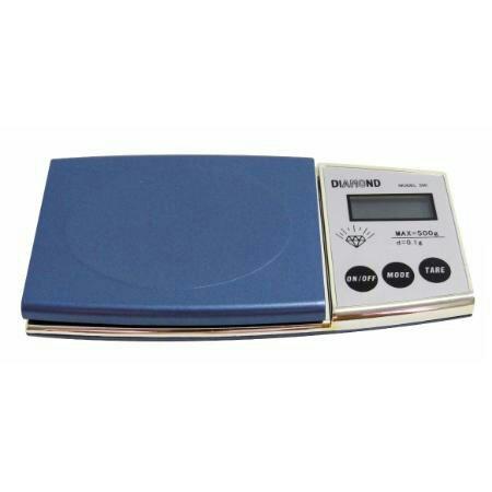 Mini balança digital de precisão décimo de grama 0,1g a 500g