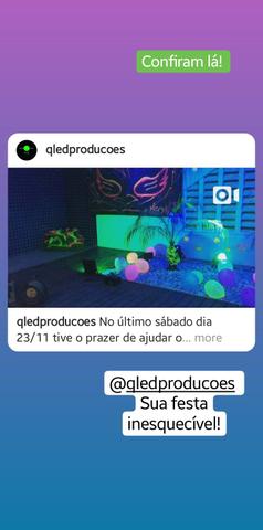 Iluminação em festas; confraternizações; aniversários