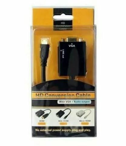 Adaptador Hdmi / Vga - Hd Conversion Cable (Entrega Grátis) - Foto 2
