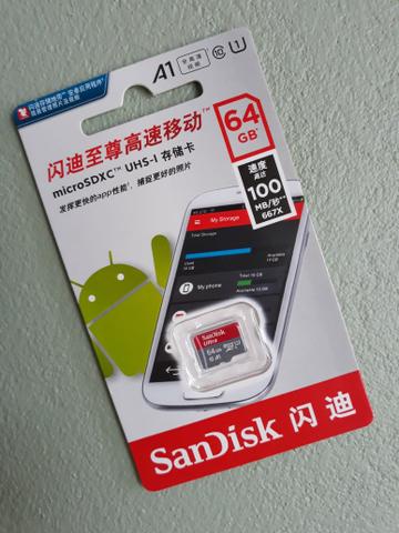 Cartão de Memória Sandisk 64GB - Foto 3