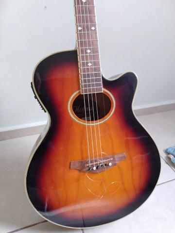 Vendo violão elétrico hofma - Foto 5