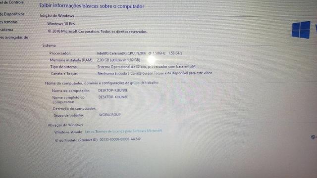 Notebook Positivo 3D 2Gb de Ram 32Gb Ssd Windows 10 - Foto 3