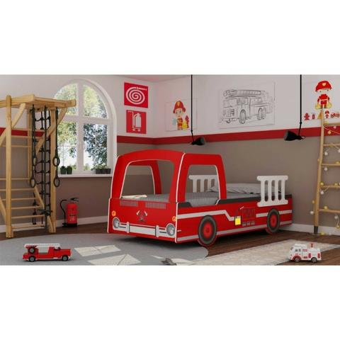 Cama Bombeirinho 090 - Vermelho *Nova direto da indústria - Foto 3