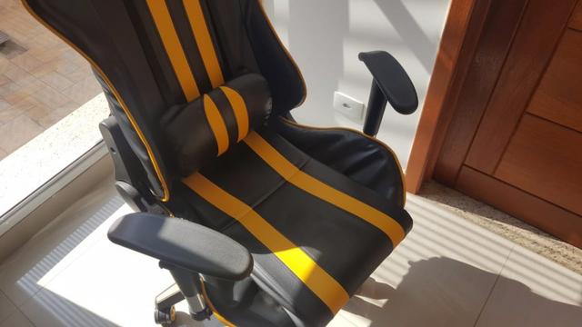 Cadeira de Escritório - Presidente Reclinável (Gamer) - Foto 5
