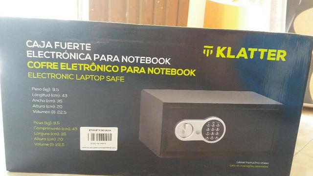 Cofre eletrônico para notebook