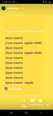 Pingadeira chalé/ Pingadeira Reta - Foto 4