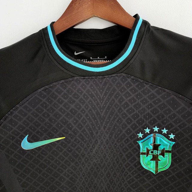 Camisa Brasil Edição Conceito Preta 2022 - Foto 2
