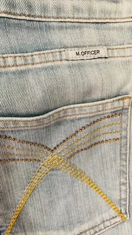 Calça jeans Da M officer TAM M