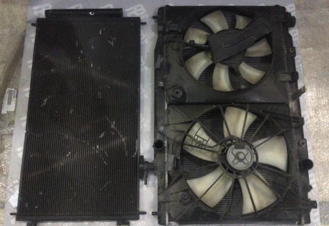 Radiador e ventoinhas Honda crv