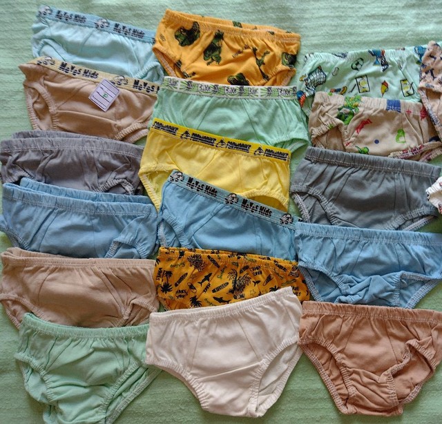 Cueca Infantil 100% Algodão R$7 cada