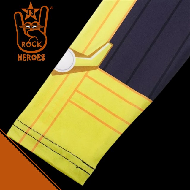 Camisa de Compressão Sinestro Manga Longa Bodysuit Elastano - Foto 5