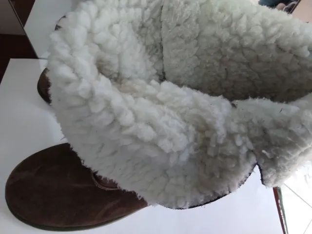 Bota feminina couro kipling marrom tamanho 39  - Foto 3