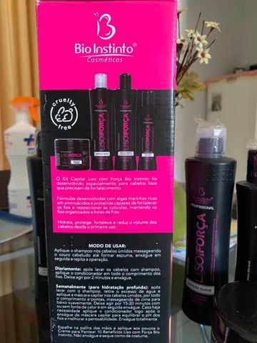 Bio Instinto Liso com Força - Kit para Cabelos Lisos e